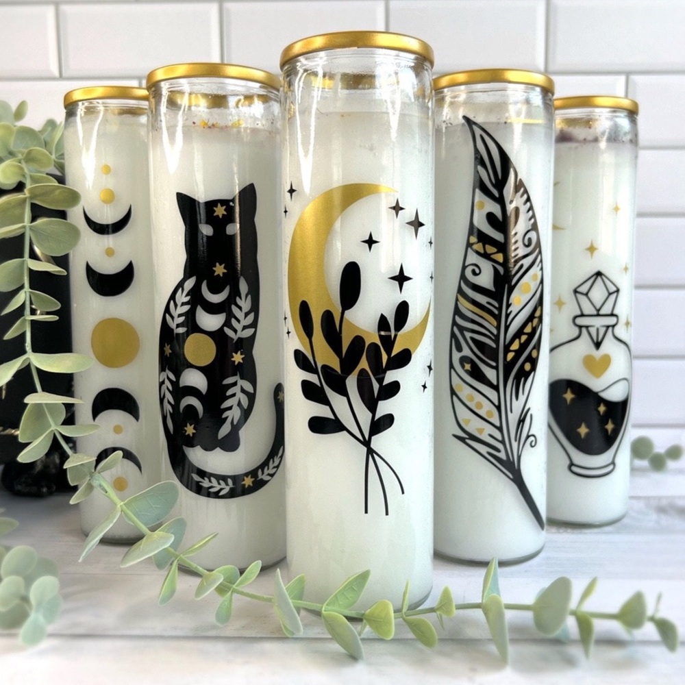 Crystal Spell Candle